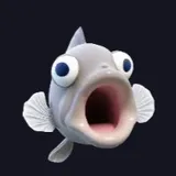 びっくりした魚