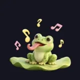歌うカエル