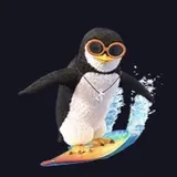 波乗りペンギン