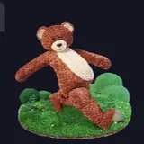 リズミカルなクマ