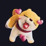 子犬のキス