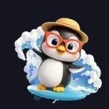 波乗りペンギン
